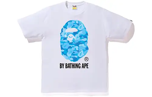 A BATHING APE Head Series T Shirt Unisex White