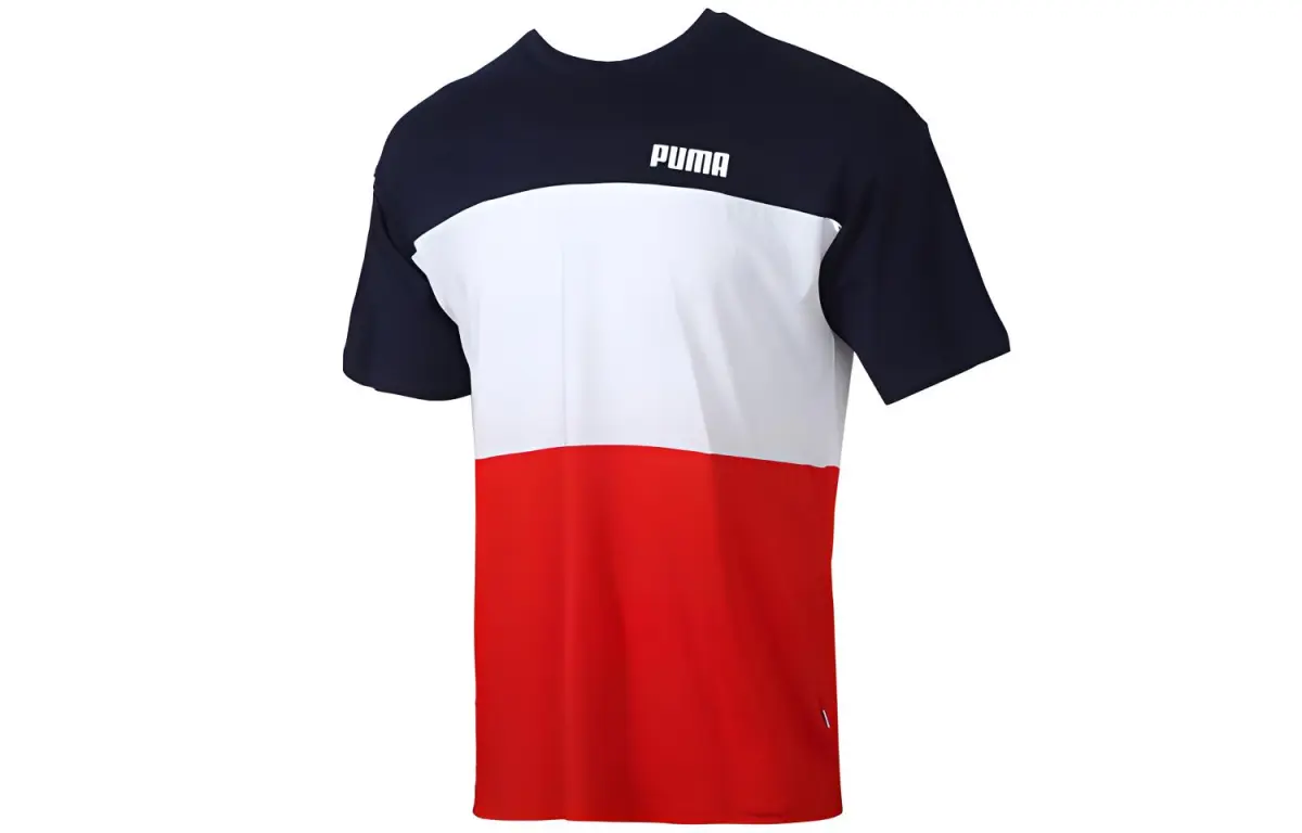 PUMA T-Shirts Men's Crew Neck Moderate Straight Fit