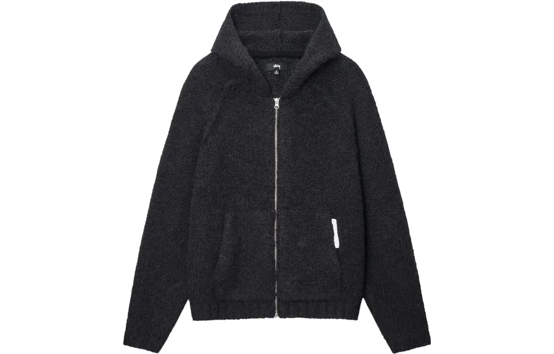 Stussy Chunky Knit Zip Hoodie