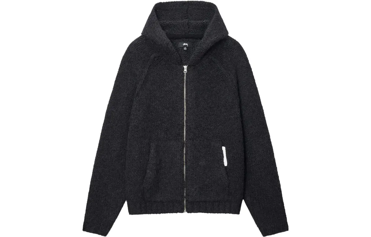 Stussy Chunky Knit Zip Hoodie
