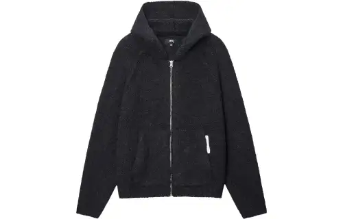 Stussy Chunky Knit Zip Hoodie