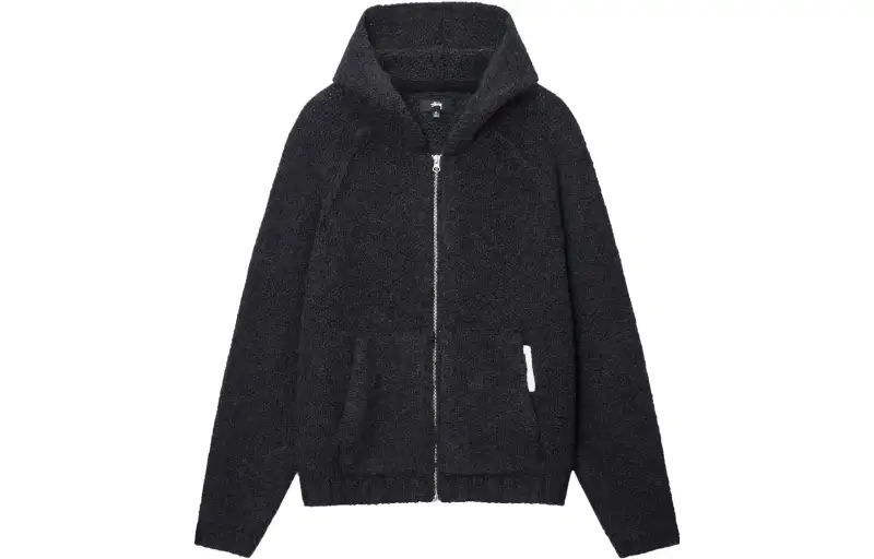 Stussy Chunky Knit Zip Hoodie