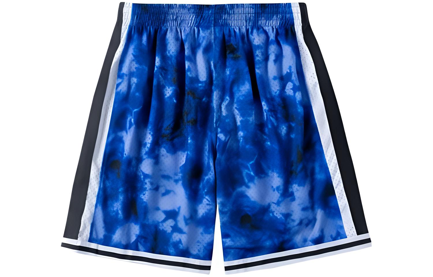 Mitchell Ness Basketball Shorts Men’s Blue Moderate Straight Fit Pants