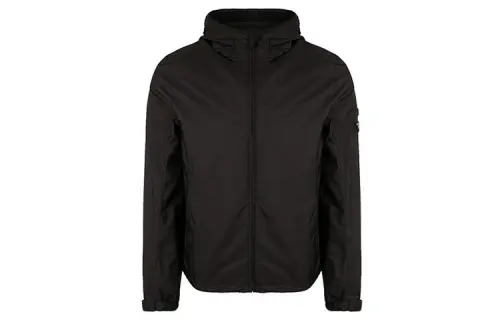 PRADA Jackets Men's Black Hooded Moderate Other