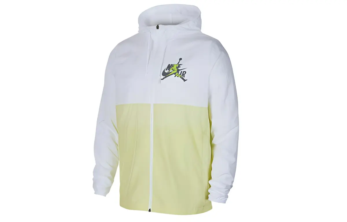 Jordan Air Jacket Men's White Yellow