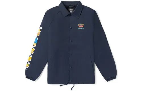 Vans Jackets Men's Navy Blue Lapel Moderate
