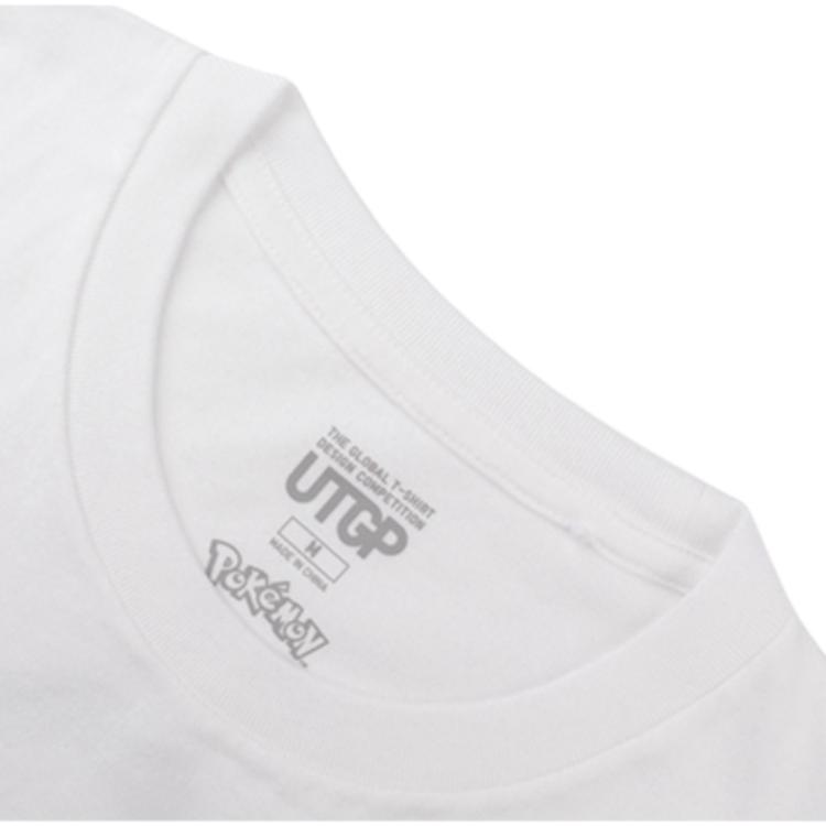 Унисекс футболка UNIQLO × POKEMON/ (белый) — фото 3