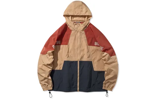 Li Ning BADFIVE Jackets Men's Taupe Hooded Moderate Other