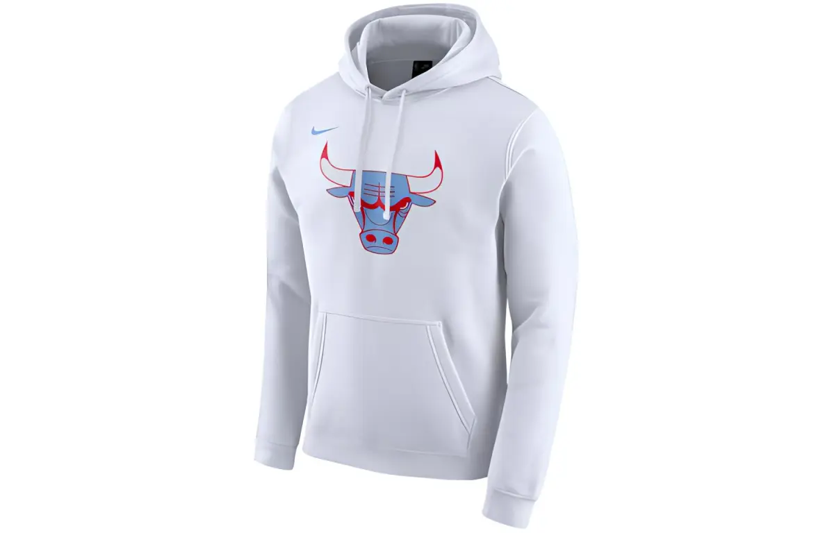 Nike Sweatshirts Men's White Hooded Moderate Regular