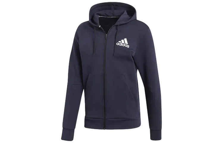 Adidas Jackets Men's Legend Ink Hooded (Non-detachable) Moderate Straight Fit