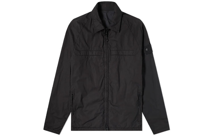 Мужская куртка STONE ISLAND Ghost Pieces (черная)