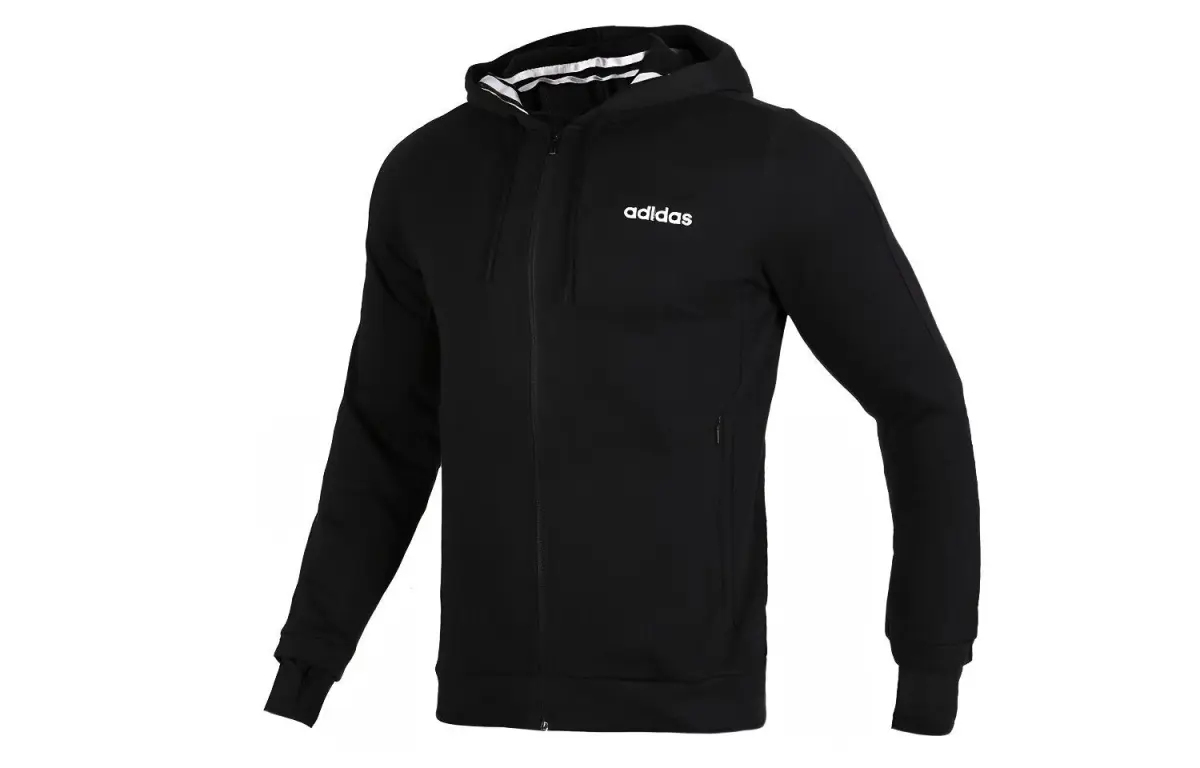 Adidas Jackets Men's Black Hooded Moderate Other