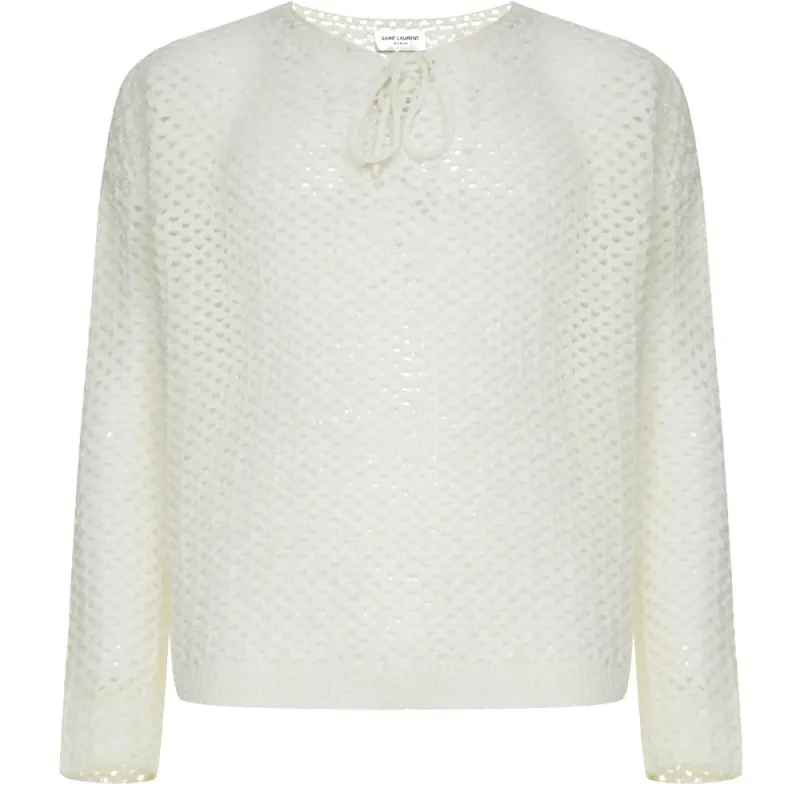 SAINT LAURENT Knitwear Men's White