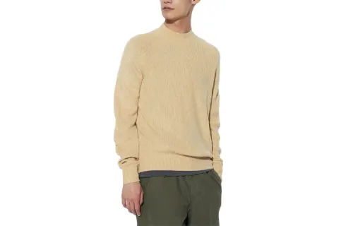 UNIQLO Knitwear Men's Apricot Yellow