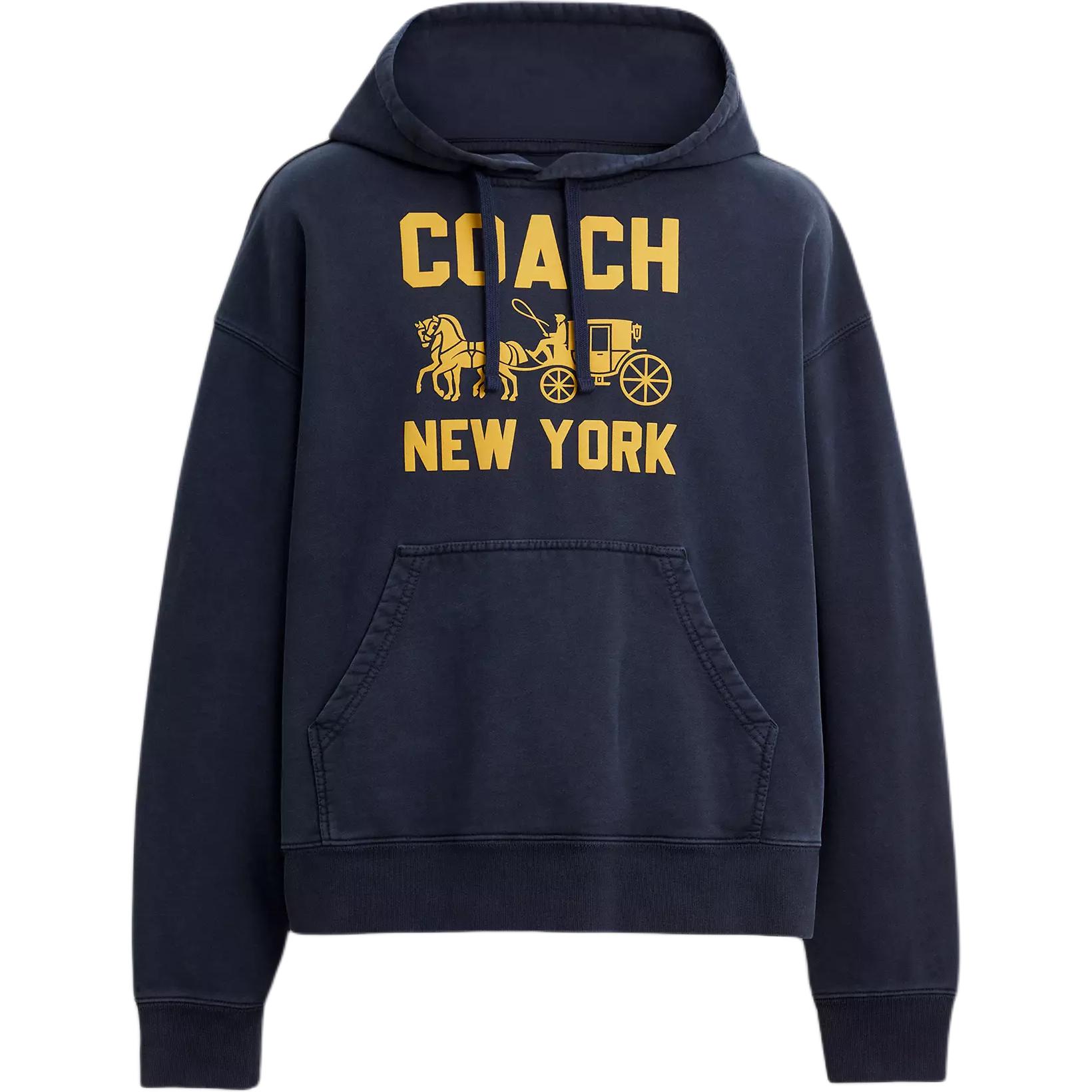 Худи COACH (темно-синее)