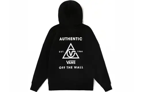 Vans Jackets Unisex Black Hooded Thickened Other