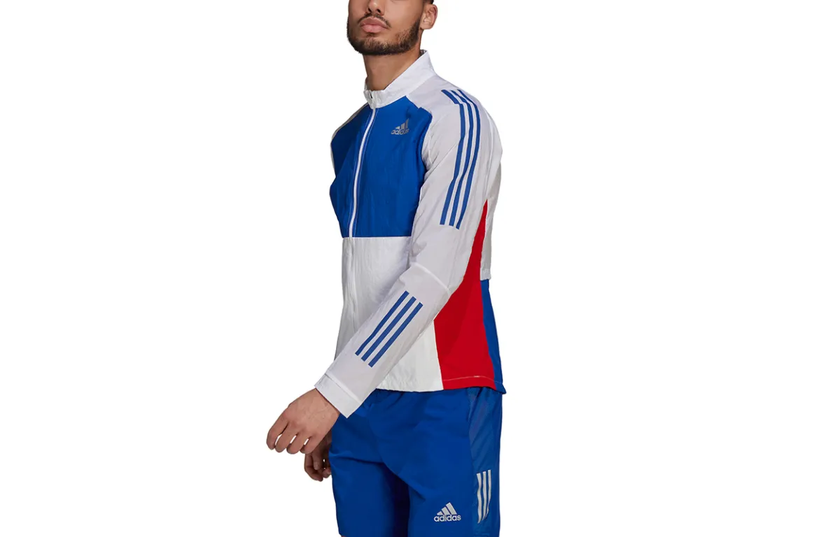 Adidas OTR Jackets Men's White Stand Collar Moderate Other