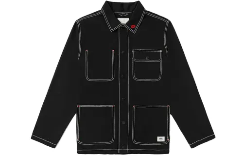 Vans Jackets Men's Black Lapel Moderate Workwear