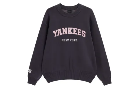 MLB Preppy Knitwear Unisex Dark Gray (Suggestion: Consider 1 Size Down) Crew Neck Moderate