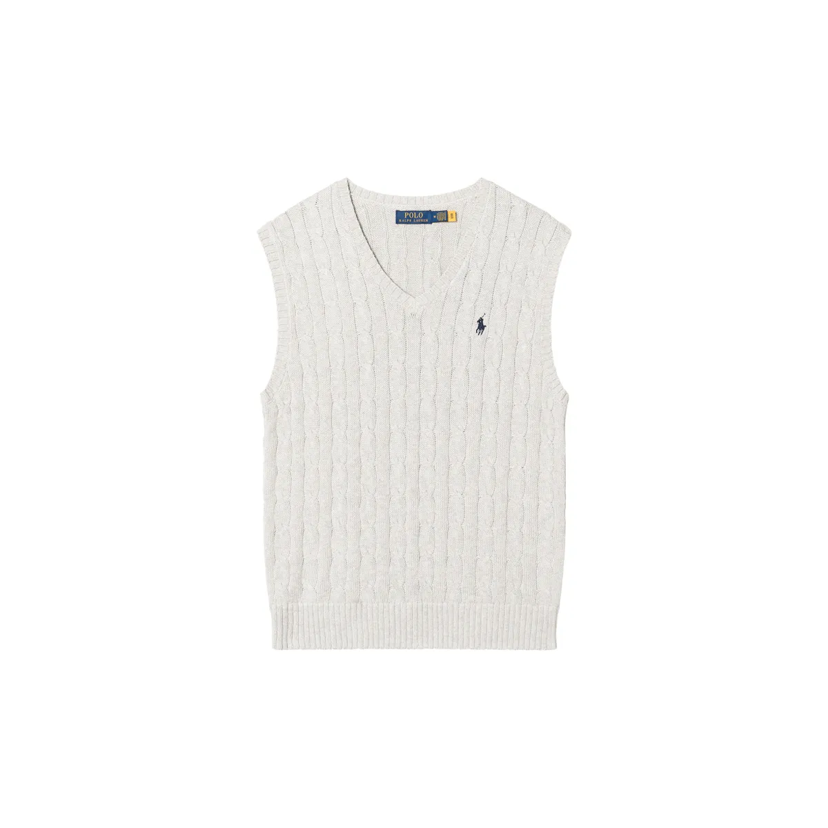 Polo Ralph Lauren Cable Knit Vest Gray
