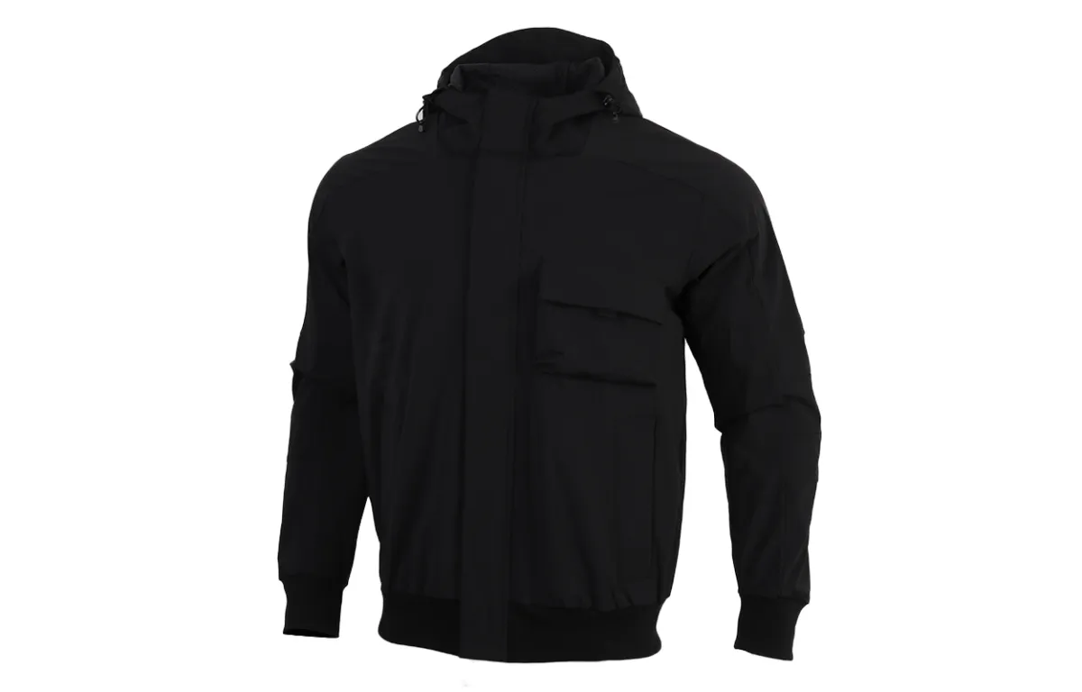Adidas Jackets Men's Black Hooded Moderate Other