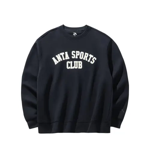 Anta Sweatshirt Men's Basic Black