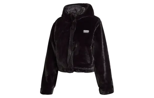 Adidas Originals Jackets Women's Black Hooded Moderate Other