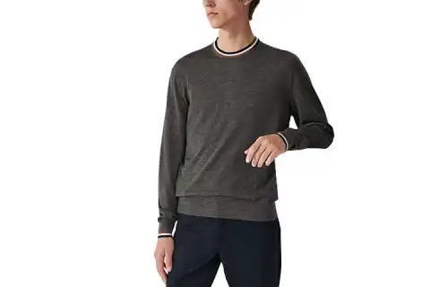 HERMES Knitwear Men's Medium Gray