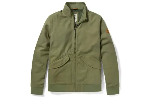 Timberland Jackets Men's Kassel Green Stand Collar Moderate Other