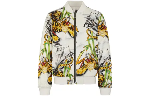 EVISU Jackets Men's Multicolor Baseball Collar Moderate Other