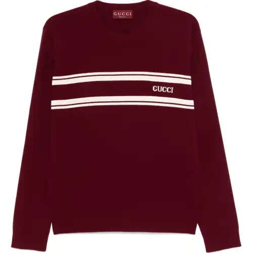 Gucci Intarsia Logo Crewneck Jumper