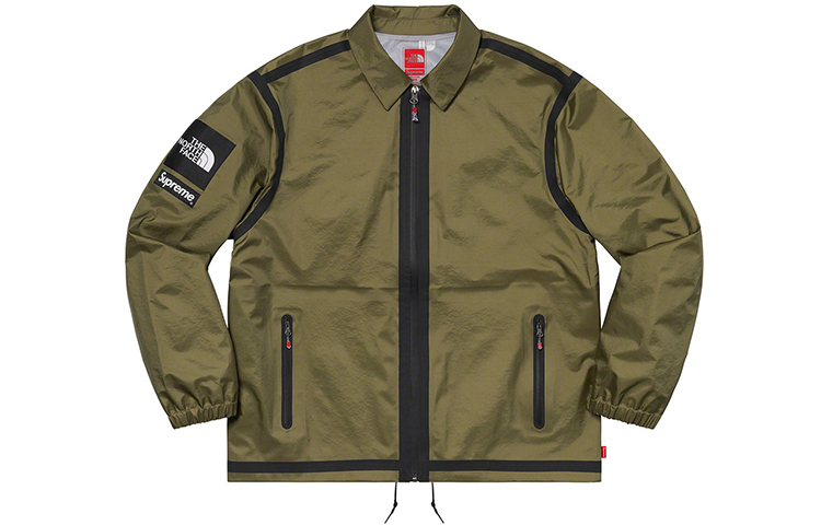 Куртка Supreme x The North Face Coach Jacket (черная) — фото 8