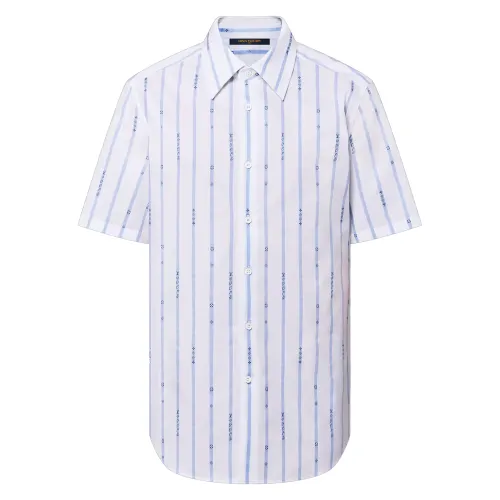 Lv Short Sleeved Cotton Shirt