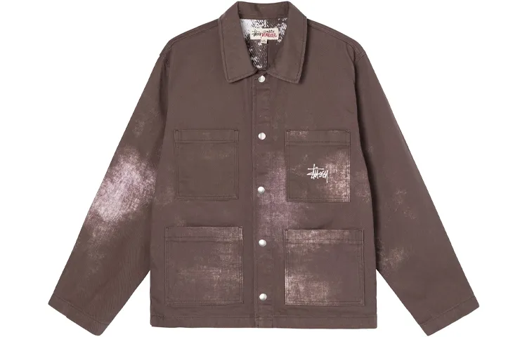 Stussy Spotted Bleach Chore Jacket