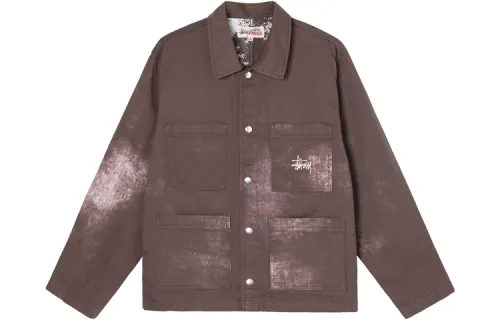 Stussy Spotted Bleach Chore Jacket