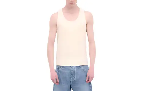 Bottega Veneta SS24 Tank Top Men's Beige