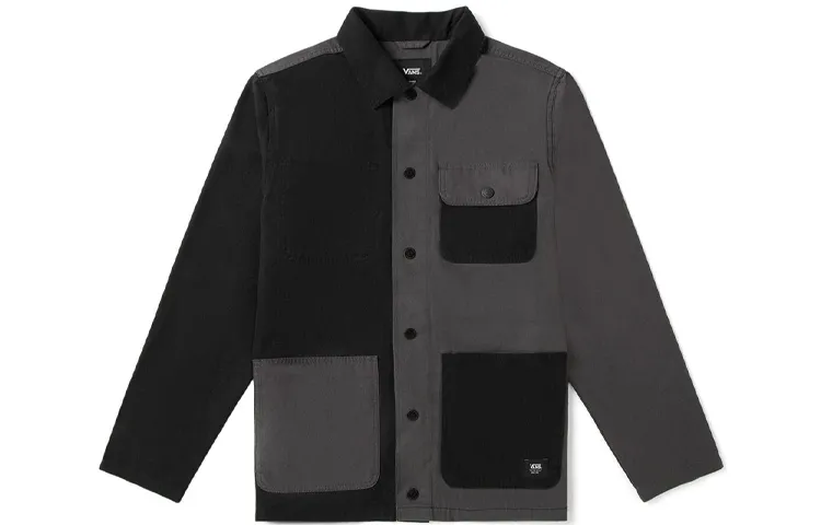 Vans Jackets Men's Black Lapel Moderate