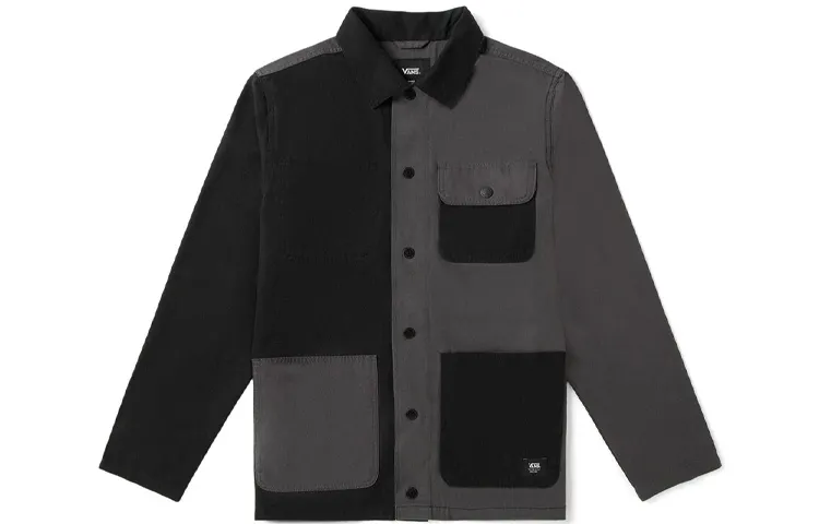 Vans Jackets Men's Black Lapel Moderate Workwear