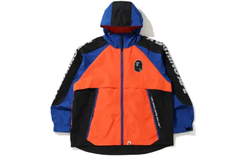 Bape Color Block Pocketable Nylon Windbreaker