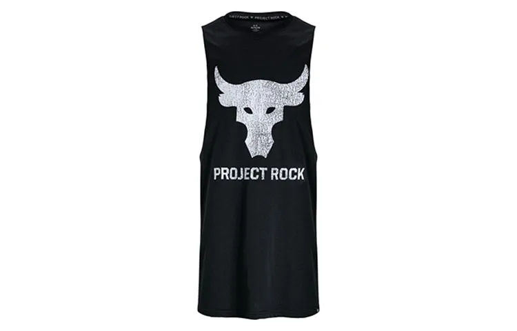 Under Armour Project Rock Brahma Bull Tank Black
