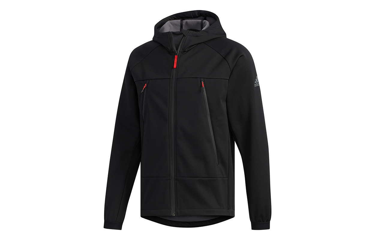 Мужская куртка adidas Softshell HO (черная) — фото 1