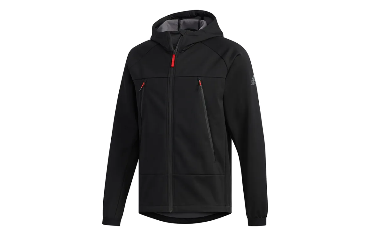 Adidas Jackets Men's Black Hooded Moderate Other