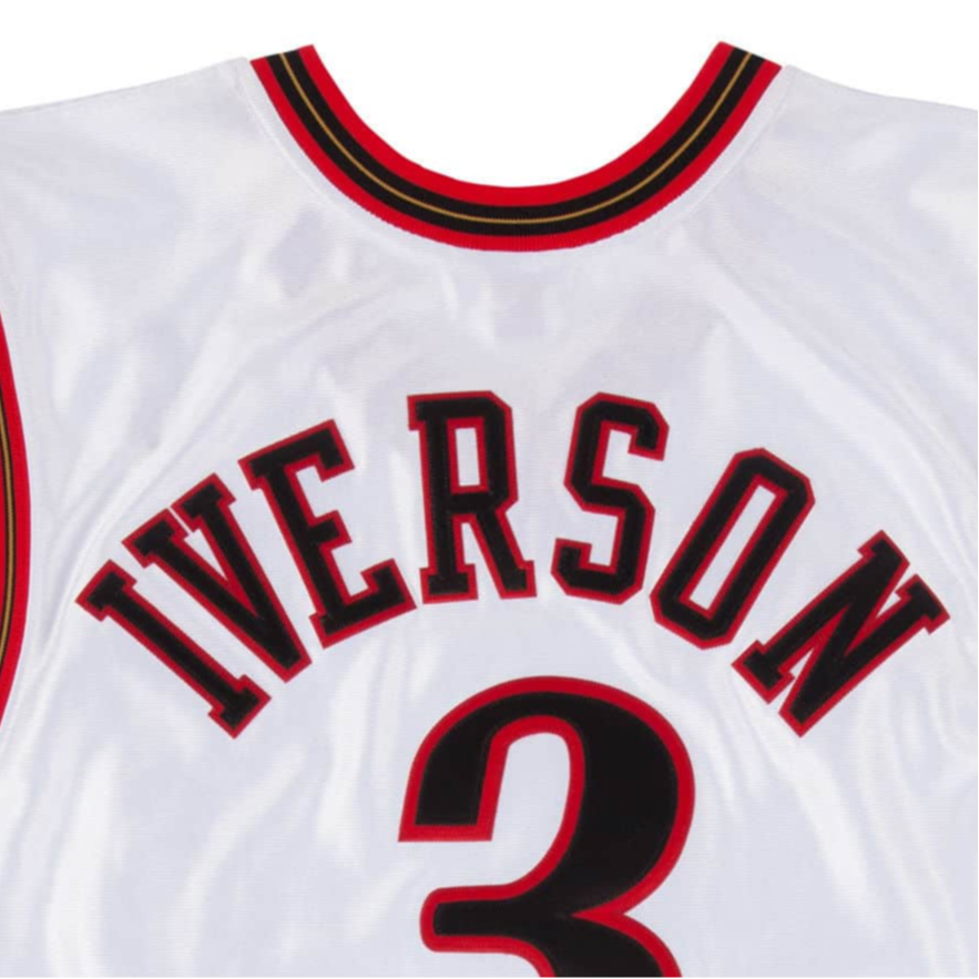 Mitchell Ness 76Ers 2001 Allen Iverson jersey
