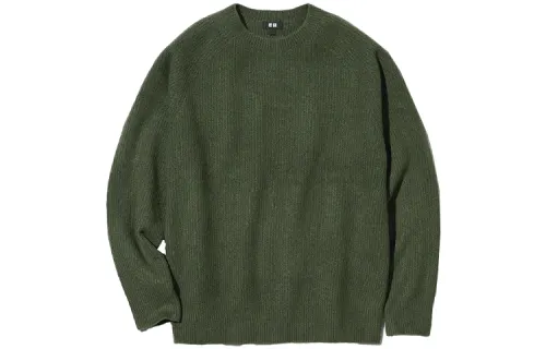 UNIQLO Knitwear Unisex Dark Olive