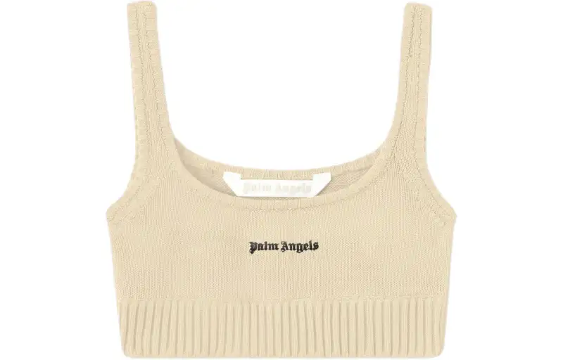 Palm Angels embroidered-logo knit tank top