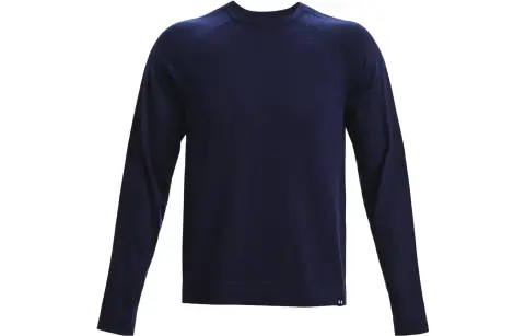 Under Armour Sweaters Men's Midnight Dark Blue Crew Neck Moderate Straight Fit
