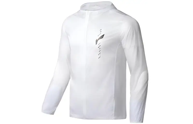 Li Ning Running Collection Jackets Men's White Hooded Thin Other