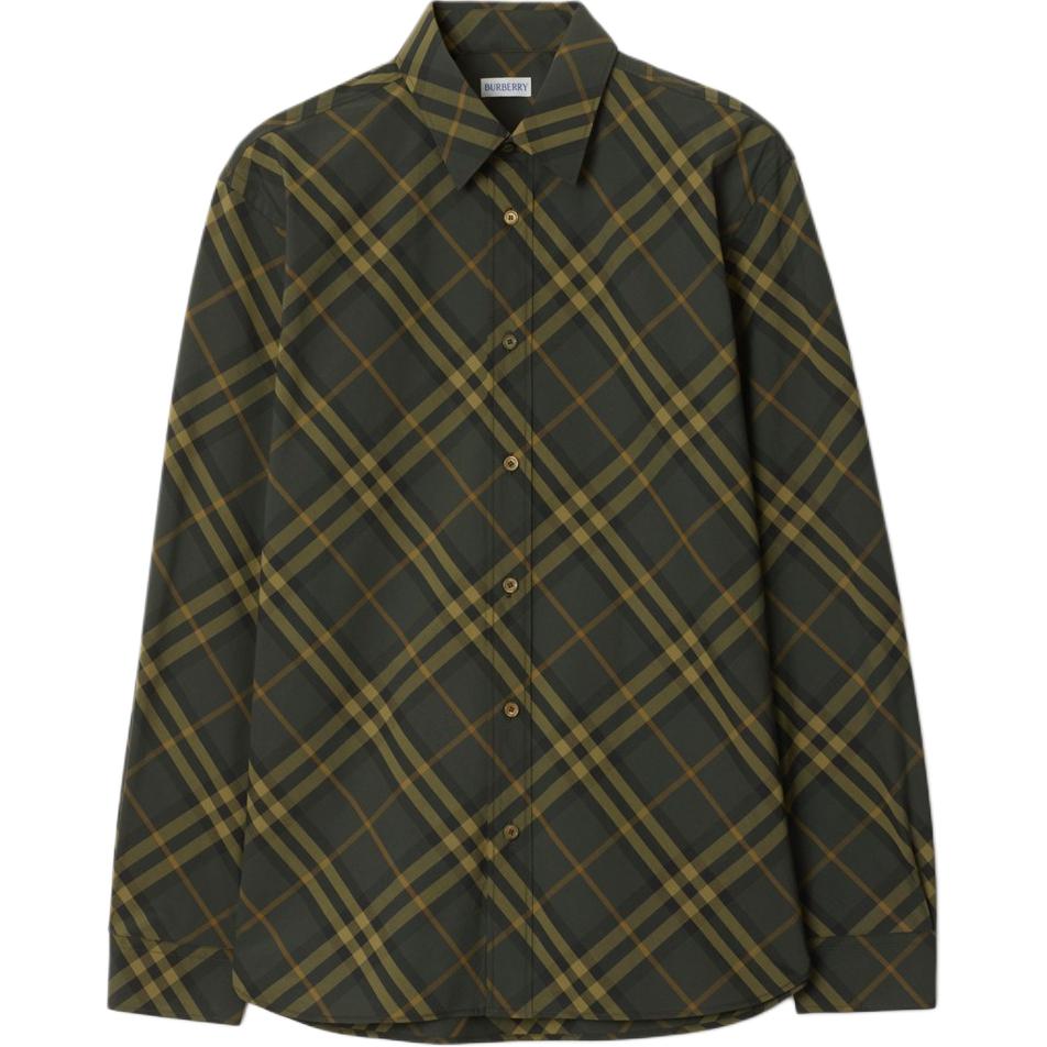 Мужская рубашка Burberry Burberry (оливковая)