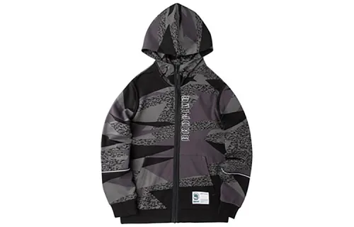Li Ning Jackets Men's Black Camouflage Hooded Non Detachable Moderate Other