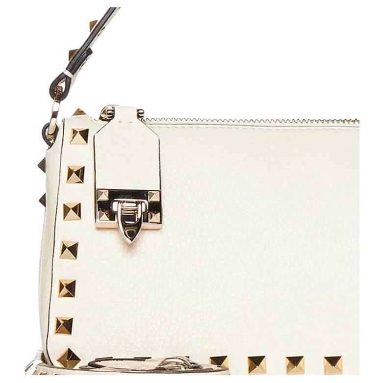 Женская сумка Valentino ROCKSTUD (белый) — фото 4